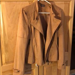 Adorable, new Fully lined suede jacket.